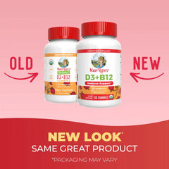 Organic D3+B12 Gummies