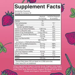 Organic Prenatal & Postnatal Multivitamin Gummies