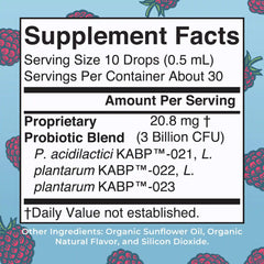 Organic Women's 40+ Precision Probiotic Digestive Liquid Drops