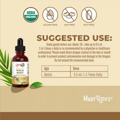 Organic Maca Root Liquid Drops