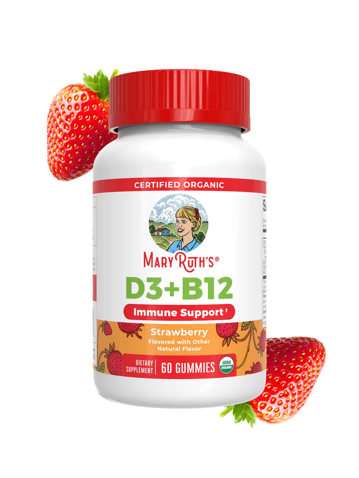 Organic D3+B12 Gummies