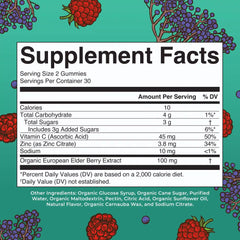 Organic Kids Immunity Gummies
