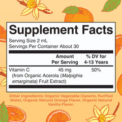 Organic Kids Vitamin C Liquid Drops
